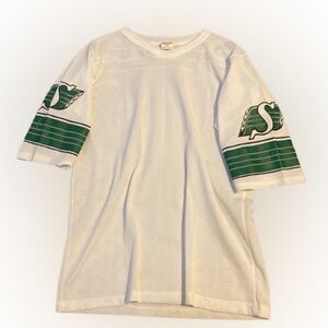 Vintage Saskatchewan Roughriders Jersey 80s/90s Made in Canada Large Riders CFL